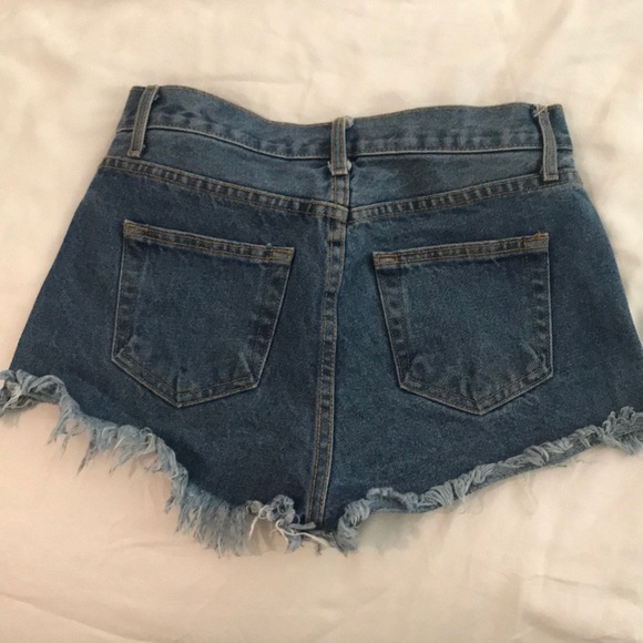 John Galt Hugh Waist Cut Iff Shorts Size Medium - Picture 2 of 2